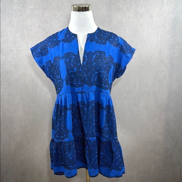 Sunday Up Embroidered Mini Dress - Picture 1 of 5